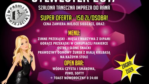 SYLWESTER W PUBIE PRZEJŚCIE - Sylwestrowo.pl SYLWESTER W PUBIE PRZEJŚCIE - Sylwester