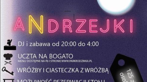 ANDRZEJKI 2018 W PARKU ROZRYWKI RODZINKA - Sylwestrowo.pl ANDRZEJKI 2018 W PARKU ROZRYWKI RODZINKA - Sylwester