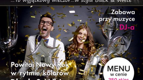 SYLWESTER w stylu Black & White - Sylwestrowo.pl SYLWESTER w stylu Black & White - Sylwester