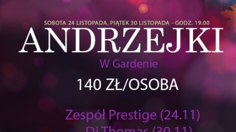 Andrzejki w Gardenie - Sylwestrowo.pl Andrzejki w Gardenie - Sylwester