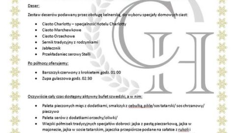 Sylwester w *** Hotelu Charlotta - Sylwestrowo.pl Sylwester w *** Hotelu Charlotta - Sylwester