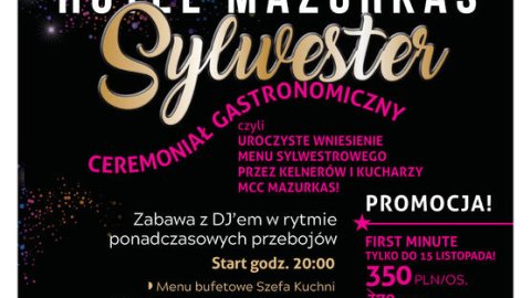 Sylwester w Hotelu Mazurkas**** - Sylwestrowo.pl Sylwester w Hotelu Mazurkas**** - Sylwester