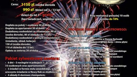 Pakiet Sylwestrowy w Dworze Rychwałd - Sylwestrowo.pl Pakiet Sylwestrowy w Dworze Rychwałd - Sylwester