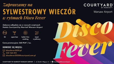 DiscoFever w Courtyard by Marriott Warsaw Airport - Sylwestrowo.pl DiscoFever w Courtyard by Marriott Warsaw Airport - Sylwester