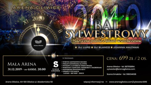 Bal sylwestrowy w Arenie Gliwice - Sylwestrowo.pl Bal sylwestrowy w Arenie Gliwice - Sylwester