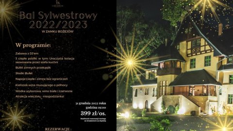 Bal sylwestrowy w Zamku Bożejów - Sylwestrowo.pl Bal sylwestrowy w Zamku Bożejów - Sylwester