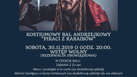 Bal Andrzejkowy Piraci z Karaibów - Sylwester