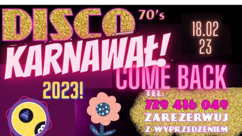 Karnawał Disco 80'90' / 2023 - Sylwester