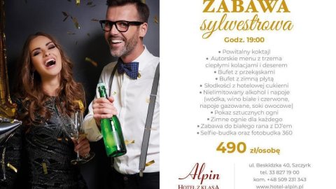 Hotel Alpin - bal sylwestrowy all inclusive w Szczyrku - Sylwester