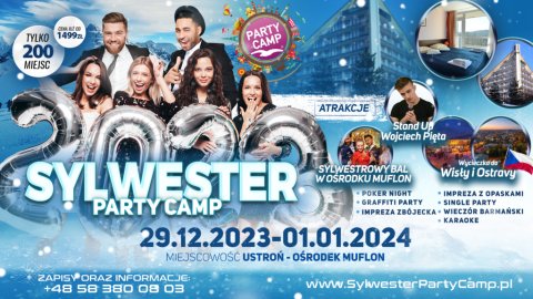 Sylwester z Balem i bogatym menu w Ustroniu dla Singli, Par, Studentów - Sylwester