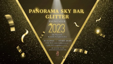 PANORAMA SKY BAR  GLITTER SYLWESTER  2023 - Sylwester