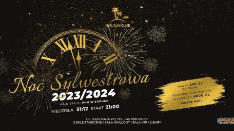 Holiday Szczecin | Noc Sylwestrowa 2023/2024 - Sylwester