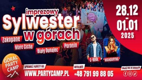 Góral Party Camp - Studencki Sylwester w Białym Dunajcu i Zakopanem 2024/2025 - Sylwester