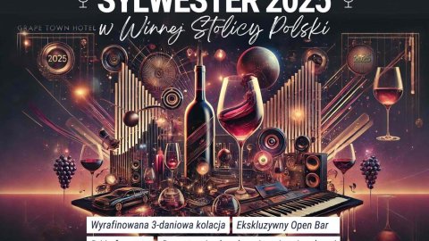 Sylwester z noclegiem w Winnej Stolicy Polski | OPEN BAR | AFTERPARTY | KOLACJA - Sylwester