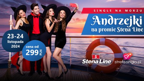 Single na morzu: ANDRZEJKI na promie Stena Line - Sylwester