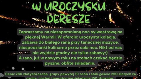 Sylwester 2024 w Uroczysku Deresze - Sylwester.pl Sylwester 2024 w Uroczysku Deresze - Sylwester