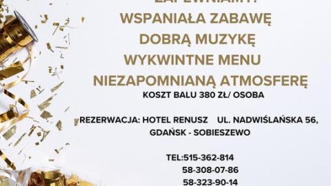 BAL SYLWESTROWY 2024/2025 W HOTELU RENUSZ - Sylwester