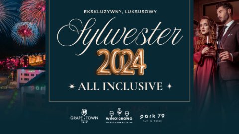 Sylwester z noclegiem w Winnej Stolicy Polski | OPEN BAR | 3- DANIOWA KOLACJA - Sylwester