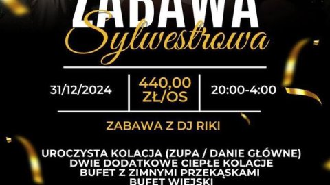 Zabawa Sylwestrowa 2024/25 w Kryształowym Wzgórzu - Sylwester