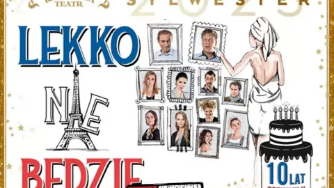 Spektakl Sylwestrowy z kieliszkiem wina musującego - Sylwester.pl Spektakl Sylwestrowy z kieliszkiem wina musującego - Sylwester