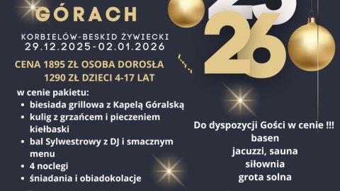 Na góralską nutę - Sylwester w Korbielowie Beskid Żywiecki Na góralską nutę - Sylwester.pl Na góralską nutę - Sylwester w Korbielowie Beskid Żywiecki Na góralską nutę - Sylwester