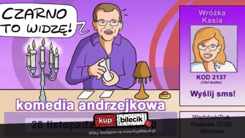 Czarno to widzę - komedia andrzejkowa - Sylwester.pl Czarno to widzę - komedia andrzejkowa - Sylwester