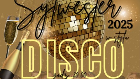 Sylwester 2025 w stylu Disco - Sylwester