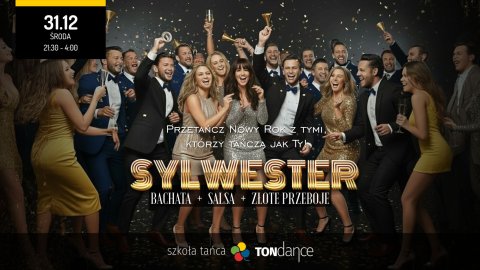 SYLWESTER w TONdance w rytmach Bachaty, Salsy i Złotych Przebojów - Sylwester