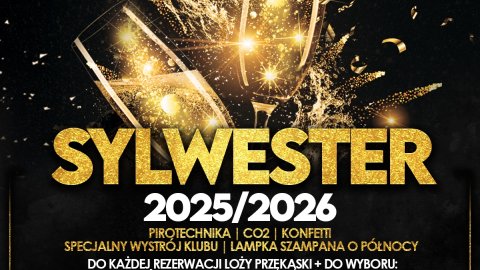 SYLWESTER 2025/2026 w SKYLAB Jelenia Góra! - Sylwester