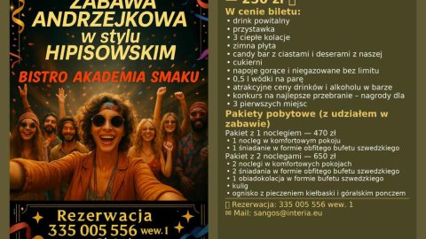 Weekend z Andrzejkami w stylu hipisowskim