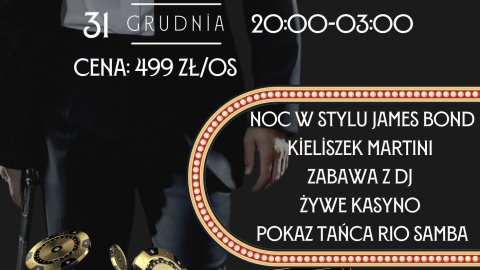 Sylwester w stylu CASINO ROYALE! - Sylwester
