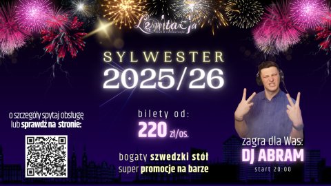 Sylwester 2025/2026 w klubie LEWITACJA - Noc, która Cię porwie! - Sylwester