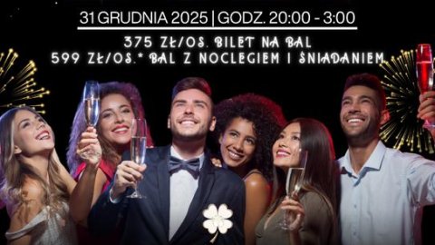 BAL SYLWESTER z noclegiem  lub 4-dniowy pobyt w domku Kaszuby ok 34km od Gdańska - Sylwester