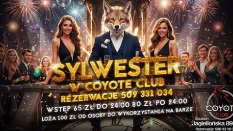 Przywitaj Nowy Rok z Coyote Club - Sylwester