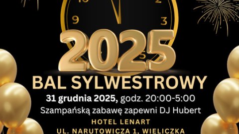 WYPRZEDANE. Przygotuj się na niezapomnianą noc pełną blasku - Sylwester