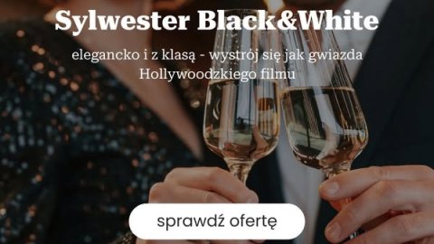 Zamek Janów Podlaski - Sylwester w barwach black & white - Sylwester