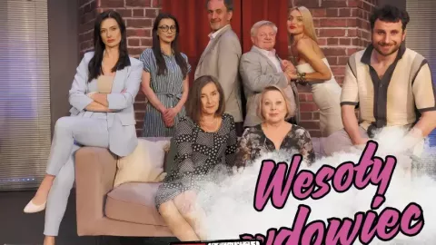 Sylwester z Wesołym Wdowcem! Po spektaklu toast przy lampce szampana w towarzystwie aktorów i słodki poczęstunek.