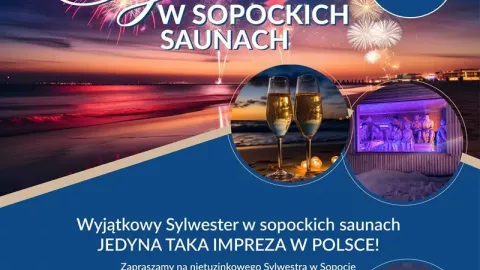 Sylwester w saunach M15 w Sopocie na plaży! - Sylwester