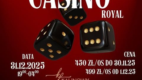 Sylwester w stylu CASINO ROYAL! - Sylwester