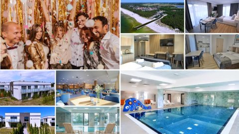 Turnus sylwestrowy nad morzem z balem i atrakcjami (basen, sauna, zjeżdżalnia) - Sylwester