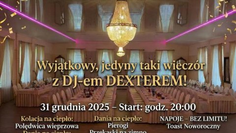 Sylwester Wrocław 2025/2026 w Sali Bankietowej PODANO - Sylwester