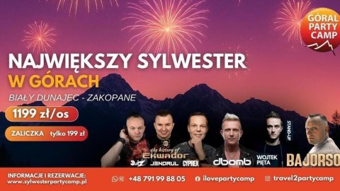GÓRAL PARTY CAMP - Zakopane - Biały Dunajec 2026/2027 - Sylwester