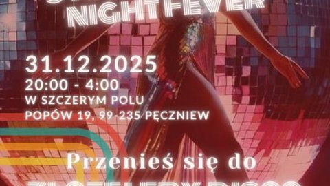 Kameralny SLWESTER 2025 w rytmie DISCO ? Welcome drink, kolacja z bufetem, DJ  - Sylwester