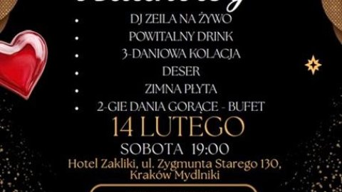 Taneczne Walentynki na Balu Karnawałowym Zakliki Hotel - Sylwester