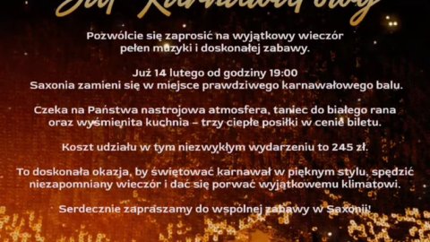 Bal Karnawałowy w Saxonii - Sylwester