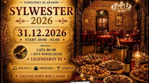 Sylwester 2026/2027 w sercu Krakowa! - Sylwester