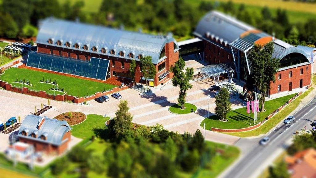 Hotel - widok z rzutu ptak 