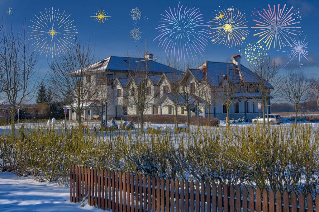 Sylwester po francusku nad jeziorem