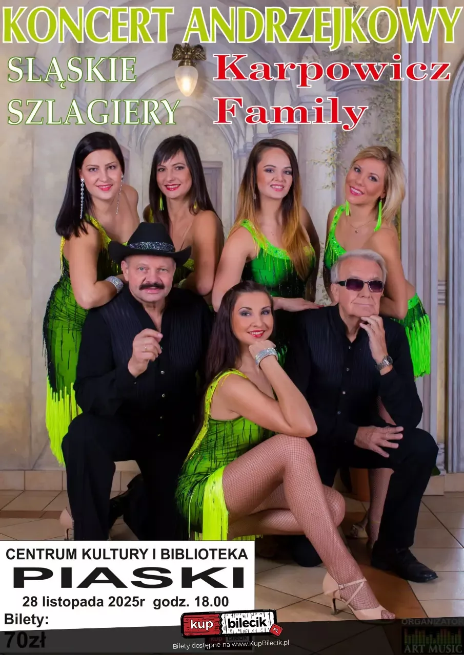 ANDRZEJKOWY KONCERT ŚLASKICH SZLAGIERÓW - KARPOWICZ FAMILY