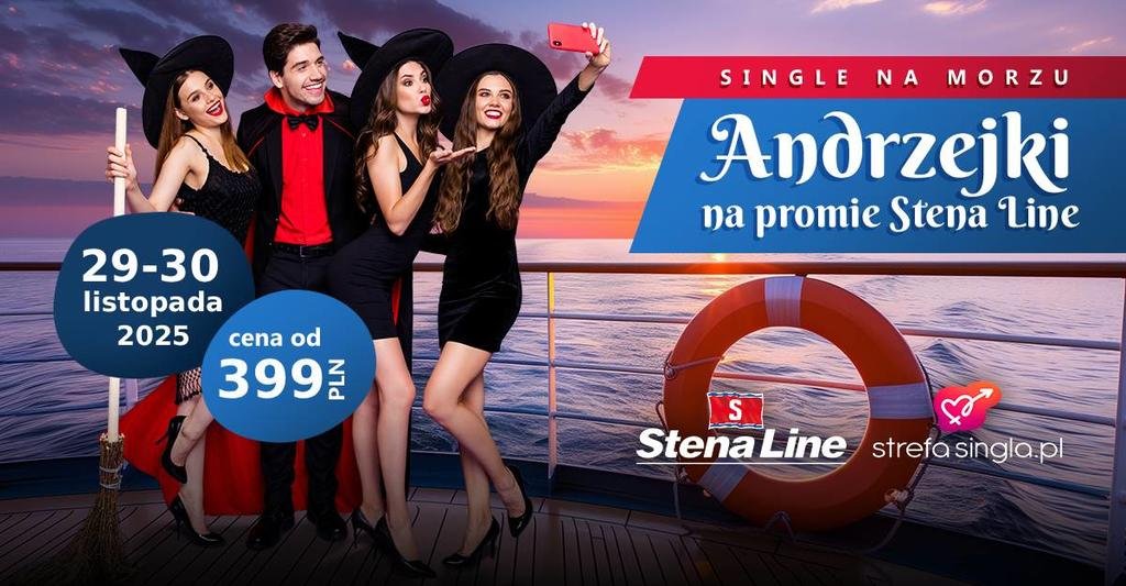 Single na morzu: ANDRZEJKI na promie Stena Line